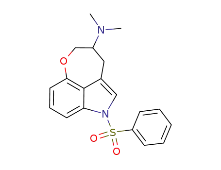 (2-benzenesulfonyl-2,7,8,9-tetrahydro-6-oxa-2-azabenzo[c,d]azulen-8-yl)dimethylamine