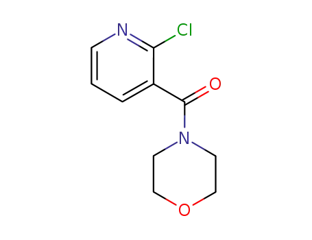 Molecular Structure of 53062-98-9 (4-[(2-CHLOROPYRIDIN-3-YL)CARBONYL]MORPHOLINE)