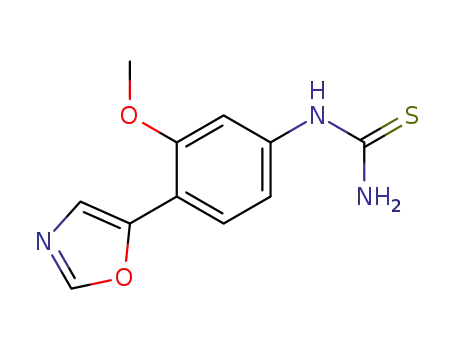 (3-methoxy-4-oxazol-5-yl-phenyl)-thiourea