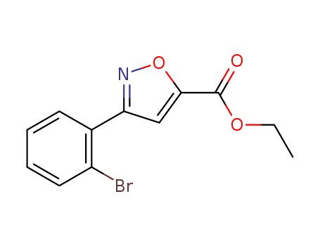 3-(2-Bromo-phenyl)-isoxazole-5-carboxylic acid ethyl ester