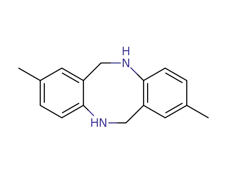 Molecular Structure of 93018-88-3 (2,8-dimethyl-5,6,11,12-tetrahydrodibenzo[b,f][1,5]diazocine)