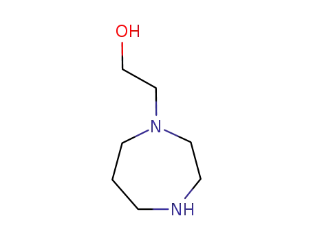 Molecular Structure of 53427-65-9 (2-(1,4-Diazepan-1-yl)ethan-1-ol)