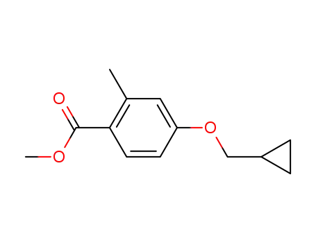 4-cyclopropylmethoxy-2-methyl-benzoic acid methyl ester