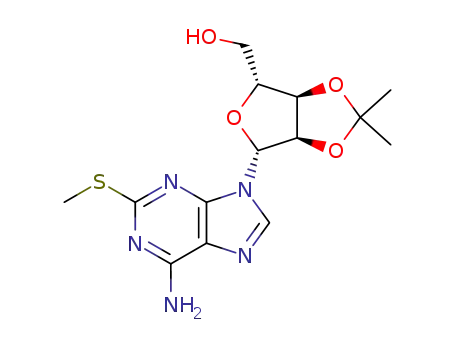 (2R,3R,4S,5R)-2-(6-amino-2-methylsulfanyl-9H-purin-9-yl)tetrahydrofuran-3,4-(O-isopropylidene)