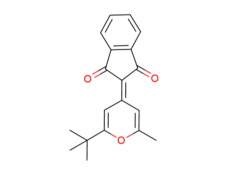 1H-Indene-1,3(2H)-dione,
2-[2-(1,1-dimethylethyl)-6-methyl-4H-pyran-4-ylidene]-(251359-13-4)