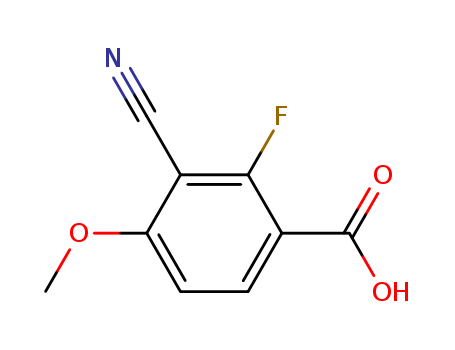 Benzoic acid, 3-cyano-2-fluoro-4-methoxy-