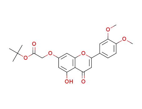 Acetic acid,
[[2-(3,4-dimethoxyphenyl)-5-hydroxy-4-oxo-4H-1-benzopyran-7-yl]oxy]-,
1,1-dimethylethyl ester