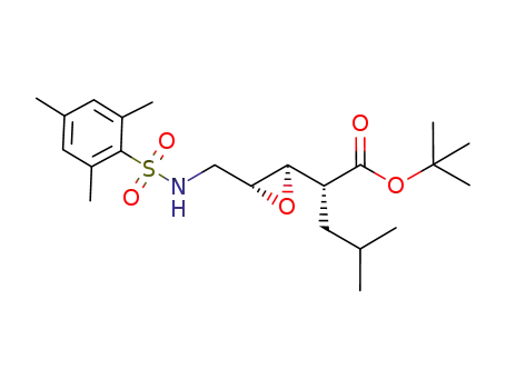 tert-butyl (2R,3R,4R)-3,4-epoxy-2-isobutyl-5-[N-(2,4,6-trimethylphenylsulfonyl)amino]pentanoate
