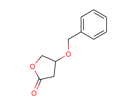 Molecular Structure of 101999-38-6 (dihydro-4-(benzyloxy)-2(3H)-furanone)
