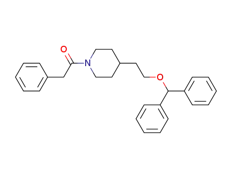 4-[2-(diphenylmethoxy)ethyl]-1-[(phenylmethyl)carbonyl]piperidine