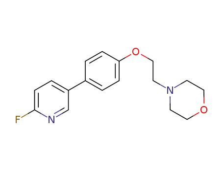 4-(2-(4-(6-fluoropyridin-3-yl)phenoxy)ethyl)morpholine