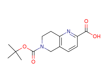 6-(TERT-BUTOXYCARBONYL)-5,6,7,8-TETRAHYDRO-1,6-NAPHTHYRIDINE-2-CARBOXYLIC ACID