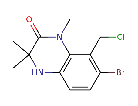 7-Bromo-8-chloromethyl-1,3,3-trimethyl-3,4-dihydro-1 H-quinoxalin-2-one