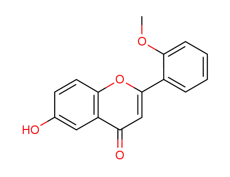 4H-1-Benzopyran-4-one, 6-hydroxy-2-(2-methoxyphenyl)-