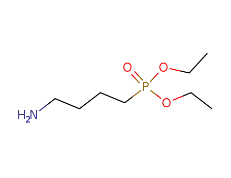 Molecular Structure of 53253-54-6 (Phosphonic acid, (4-aminobutyl)-, diethyl ester)