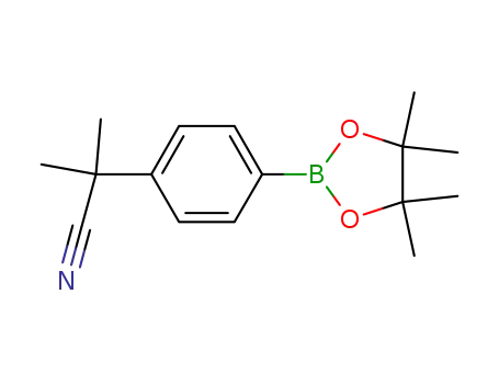 2-Methyl-2-[4-(4,4,5,5-tetramethyl-[1,3,2]dioxaborolan-2-yl)-phenyl]-propionitrile