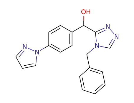 (4-benzyl-4H-1,2,4-triazol-3-yl)[4-(1H-pyrazol-1-yl)phenyl]methanol