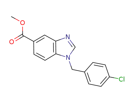 methyl 1-(4-chlorobenzyl)-1H-benzo[d]imidazole-5-carboxylate