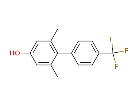 Molecular Structure of 872258-58-7 (2,6-DIMETHYL-4'-(TRIFLUOROMETHYL)-1,1'-BIPHENYL-4-OL)