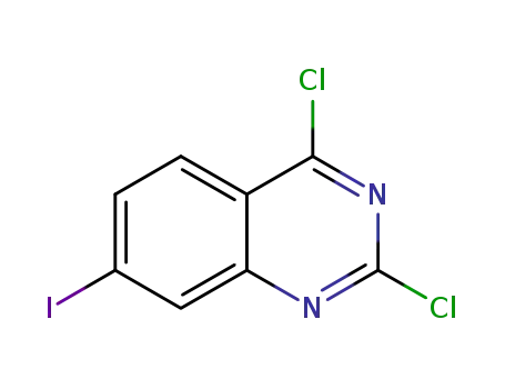 Molecular Structure of 959237-34-4 (2,4-Dichloro-7-iodoquinazoline)