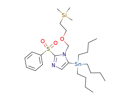 5-(1,1-dibutyl-1-stannapentyl)-1-[(3,3-dimethyl-3-silabutoxy)methyl]-2-(phenylsulfonyl)imidazole