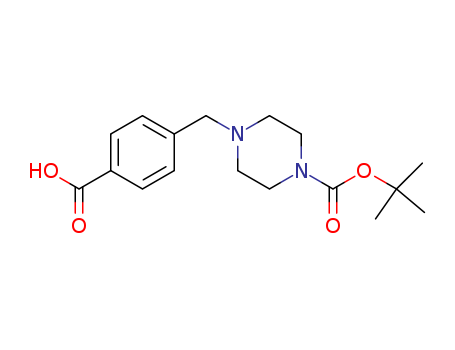 1-Piperazinecarboxylicacid, 4-[(4-carboxyphenyl)methyl]-, 1-(1,1-dimethylethyl) ester