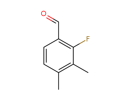 Molecular Structure of 363134-38-7 (Benzaldehyde, 2-fluoro-3,4-dimethyl- (9CI))
