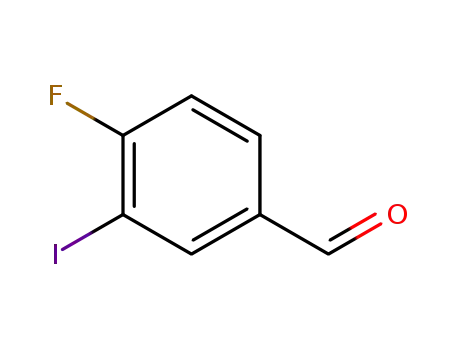 Molecular Structure of 227609-88-3 (4-FLUORO-3-IODOBENZALDEHYDE)