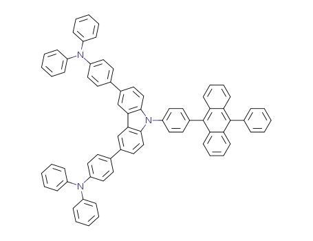 4,4'-{9-[4-(10-phenyl-9-anthryl)phenyl]-9H-carbazol-3,6-diyl}bis(N,N-diphenylaniline)