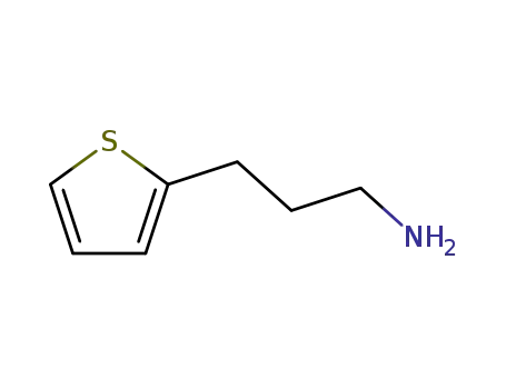 Molecular Structure of 6007-90-5 (3-(2-Thienyl)-1-propylamine)