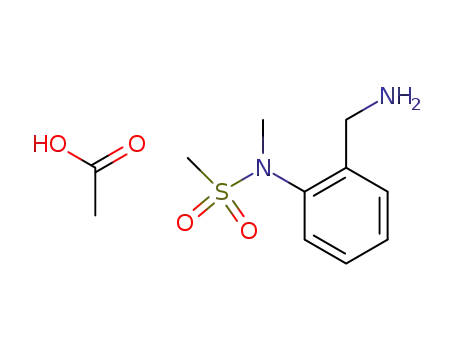 N-(2-aminomethyl-phenyl)-N-methyl-methanesulfonamide acetate