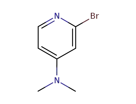 Molecular Structure of 396092-82-3 (2-Bromo-4-dimethylaminopyridine)