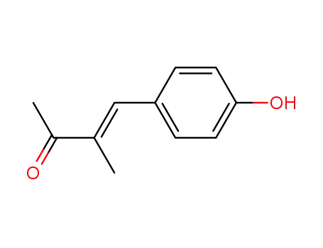 Molecular Structure of 92545-70-5 ((3Z)-4-(4-hydroxyphenyl)-3-methylbut-3-en-2-one)