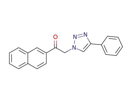 1-(naphthalene-2-yl)-2-(4-phenyl-1H-1,2,3-triazol-1-yl)ethan-1-one