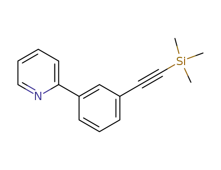 2-(3-(Trimethylsilylethynyl)phenyl)pyridine