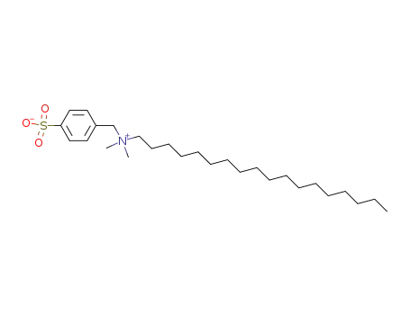 Molecular Structure of 65180-43-0 (N,N-Dimethyl-N-sulfobenzyl-N-octadecylammonium)