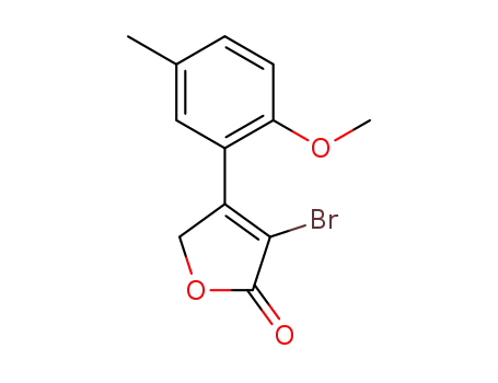 3-bromo-4-(5-methyl-2-methoxyphenyl)furan-2(5H)-one