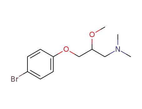 1-Propanamine, 3-(4-bromophenoxy)-2-methoxy-N,N-dimethyl-