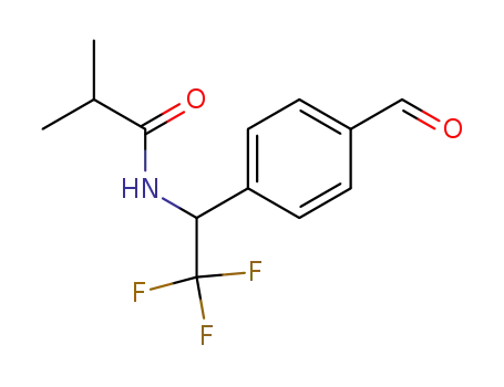 N-[2,2,2-trifluoro-1-(4-formylphenyl) ethyl] isobutyramide