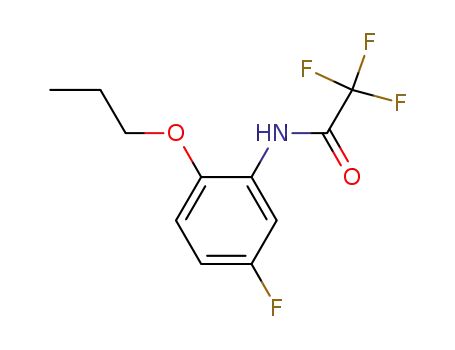 2,2,2-trifluoro-N-(5-fluoro-2-propoxyphenyl)acetamide