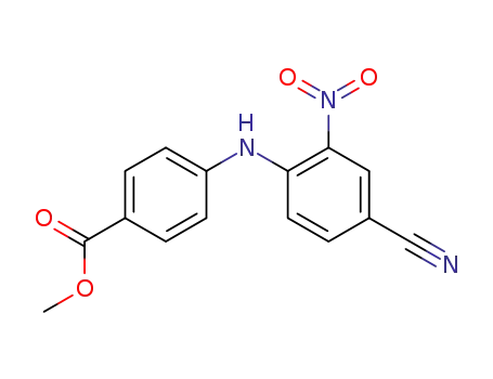4-(4-cyano-2-nitro-phenylamino)-benzoic acid methyl ester