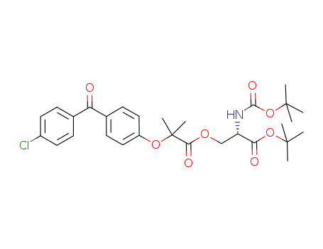 Molecular Structure of 852056-04-3 (C<sub>29</sub>H<sub>36</sub>ClNO<sub>8</sub>)