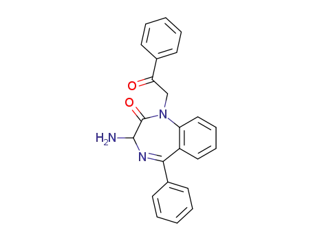 2H-1,4-Benzodiazepin-2-one,
3-amino-1,3-dihydro-1-(2-oxo-2-phenylethyl)-5-phenyl-
