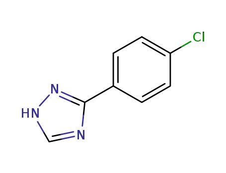 Molecular Structure of 23195-59-7 (5-(4-chlorophenyl)-1H-1,2,4-triazole)