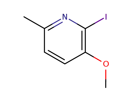 Molecular Structure of 154497-82-2 (2-iodo-6-methyl-3-pyridinyl methyl ether)