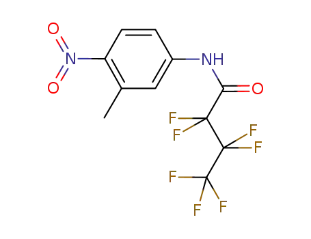 Molecular Structure of 942062-07-9 (4-n-heptafluoropropylcarbonylamino-2-methylnitrobenzene)