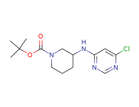 3-(6-Chloro-pyrimidin-4-ylamino)-piperidine-1-carboxylic acid tert-butyl ester
