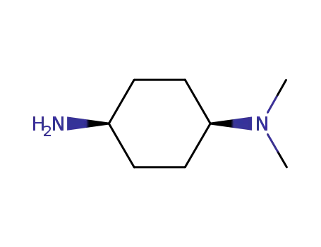 Molecular Structure of 45795-54-8 (1,4-Cyclohexanediamine, N,N-dimethyl-, cis-)
