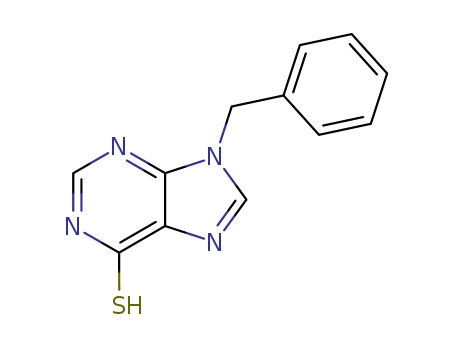 6H-Purine-6-thione,1,9-dihydro-9-(phenylmethyl)-