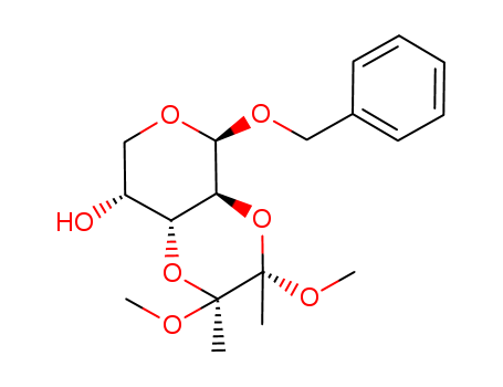 Benzyl 2,3-O-[(1S,2S)-1,2-Dimethoxy-1,2-dimethyl -1,2-ethanediyl]-β-D-arabinopyranoside
